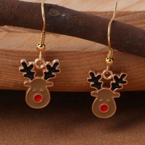 Rudolph reindeer earrings 